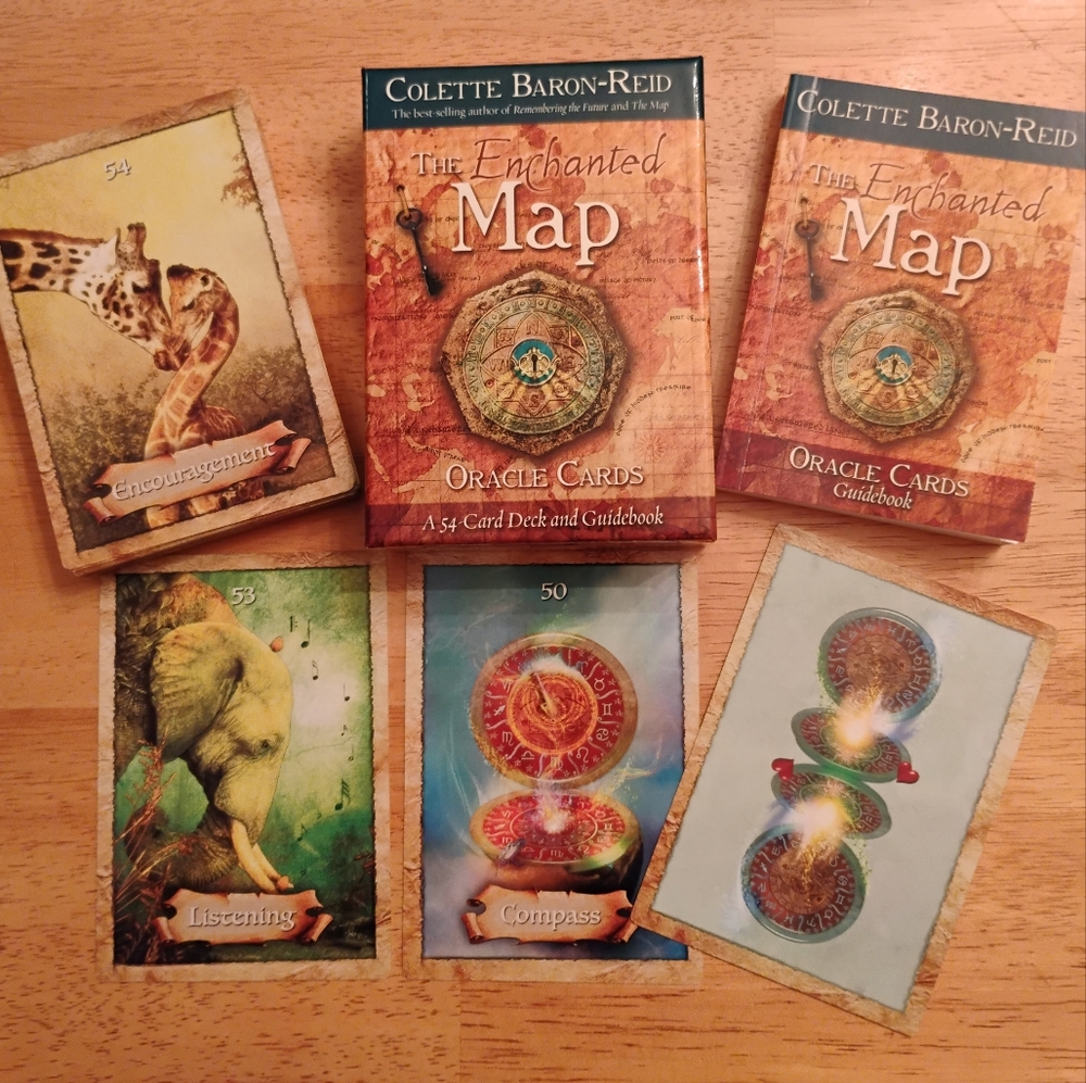 2011 Colette Baron-Reid's The Enchanted Map Oracle Cards (54 cards)